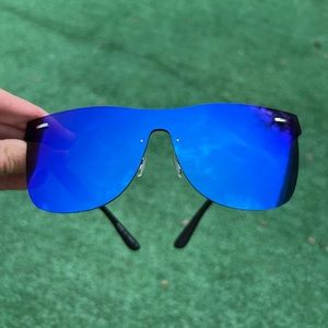 Blue Reflective Sunglasses